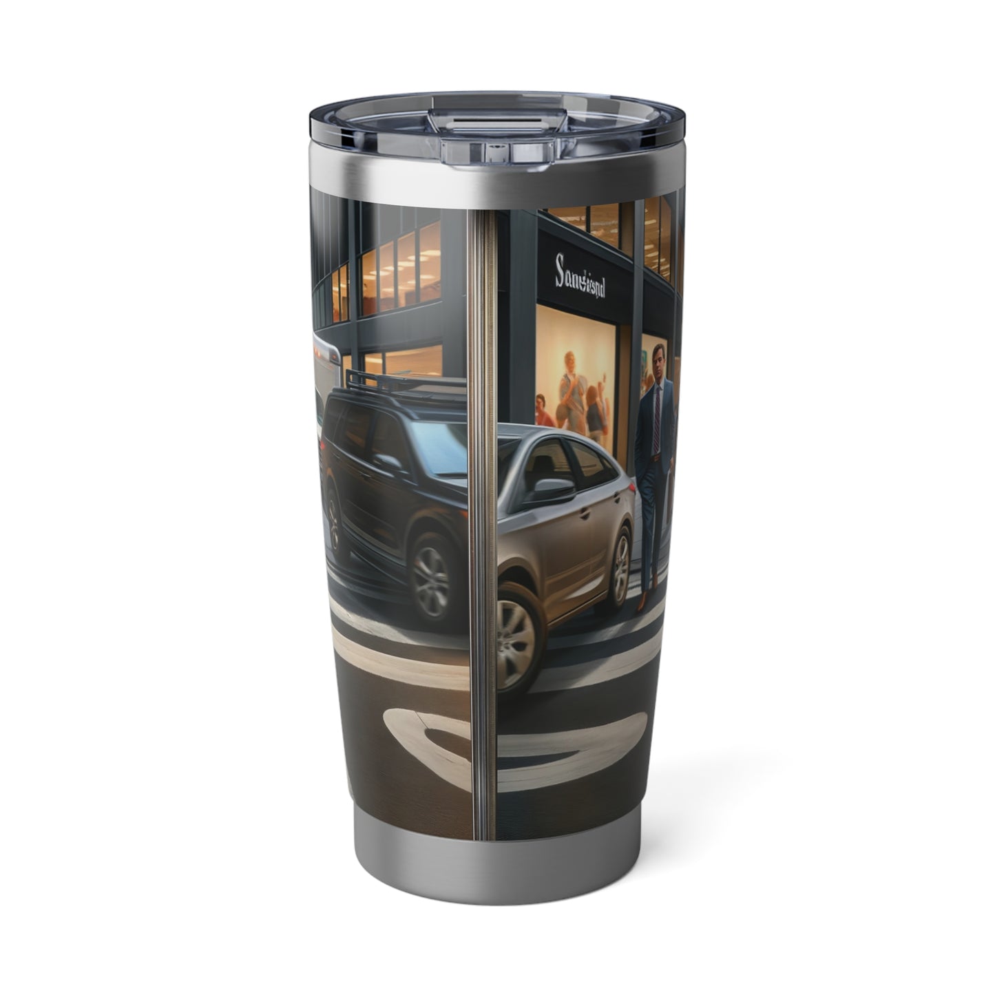 German Shepherd Wearing a Business Suit 20oz Tumbler