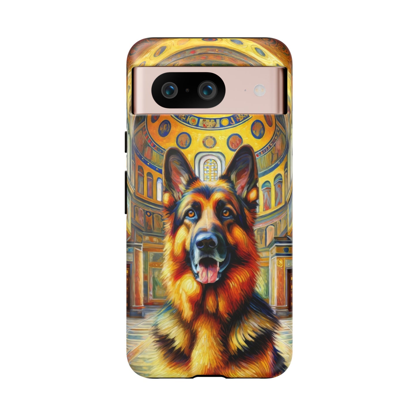 Neo-impressionist German Shepherd Phone Case