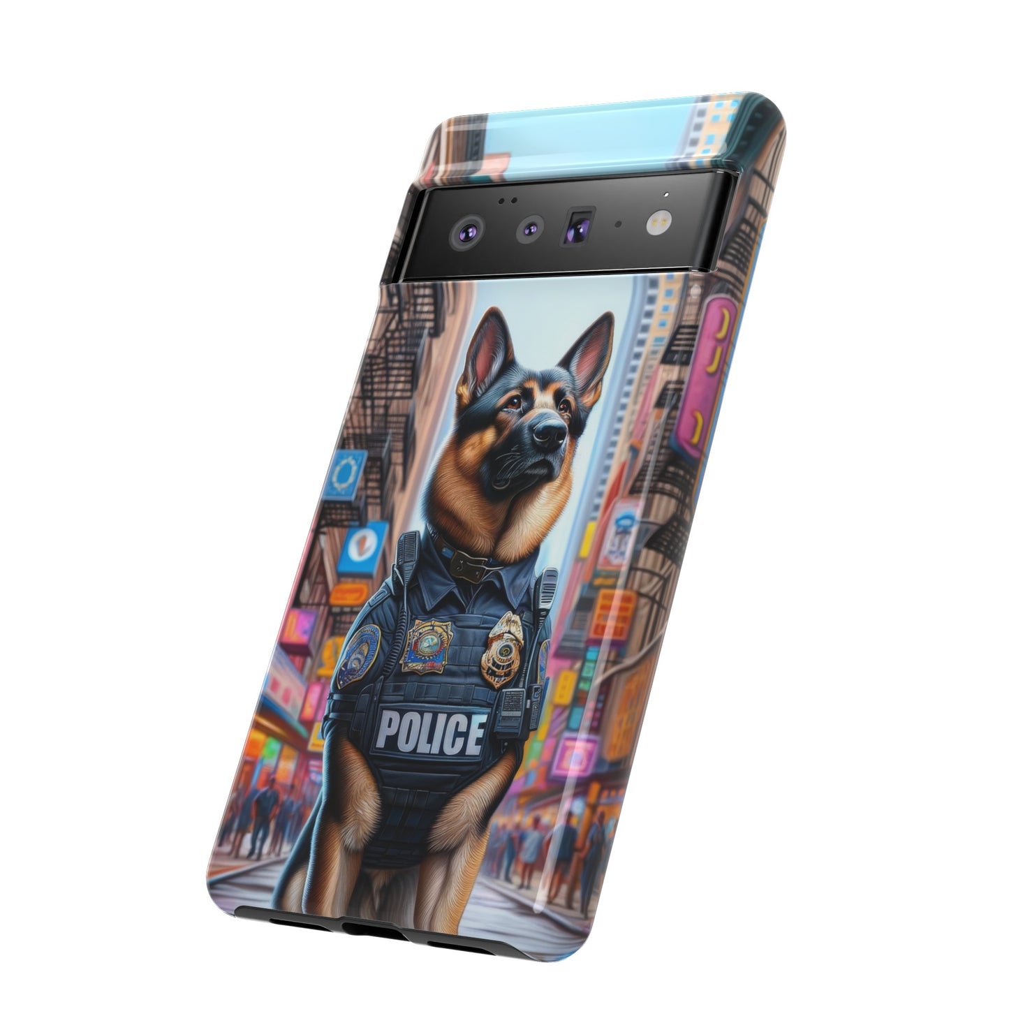 German Shepherd Police Officer Phone Case