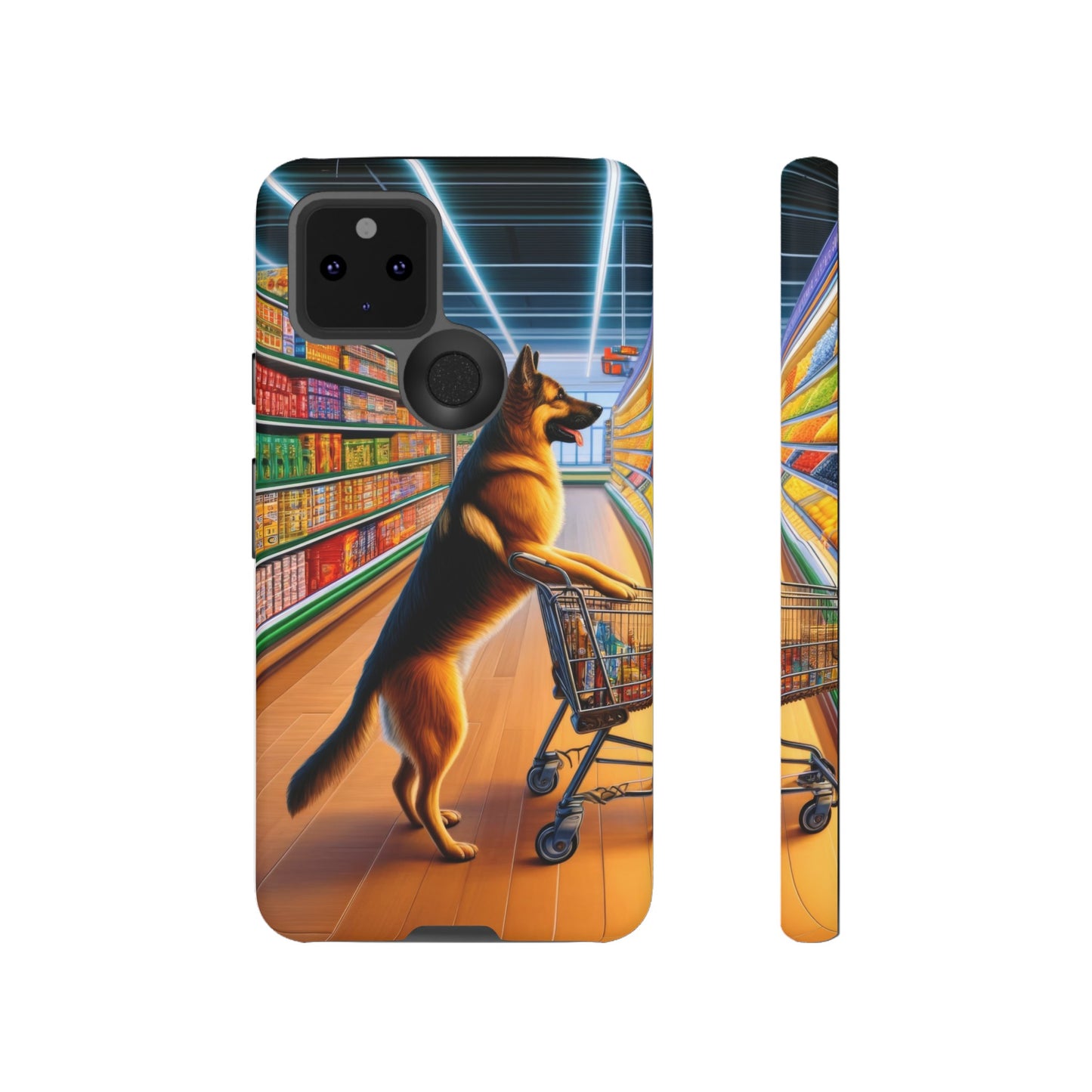 German Shepherd Shopping Phone Case