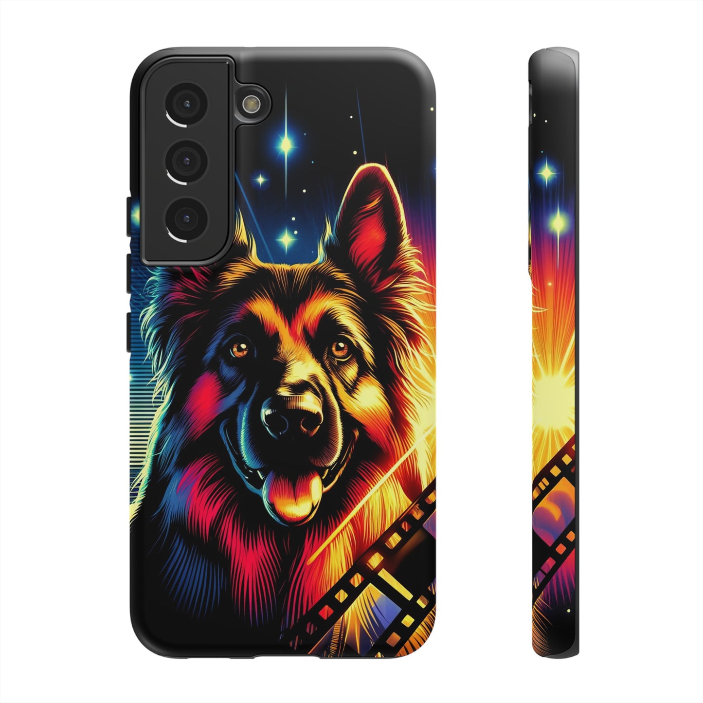 Comic book style German Shepherd Phone Case