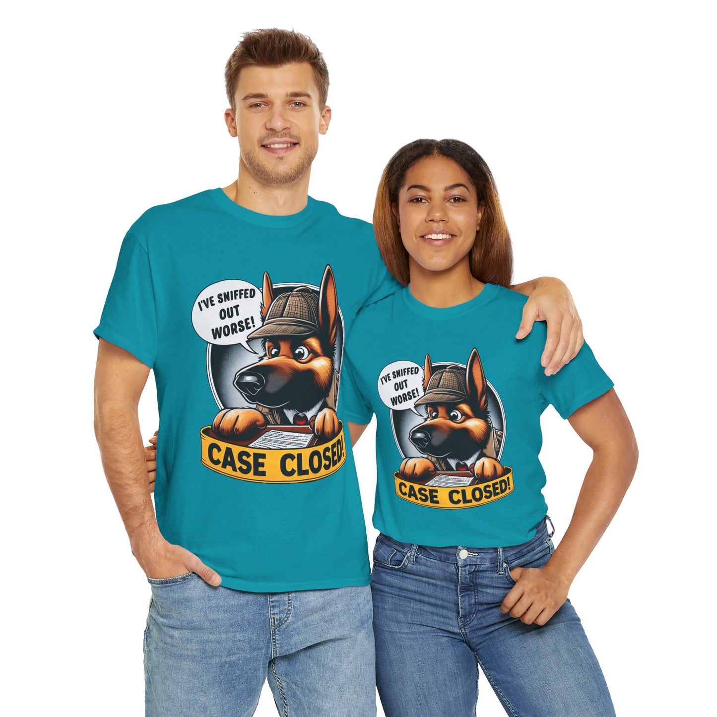 Case Closed T-Shirt (13 colors) (German Shepherd)