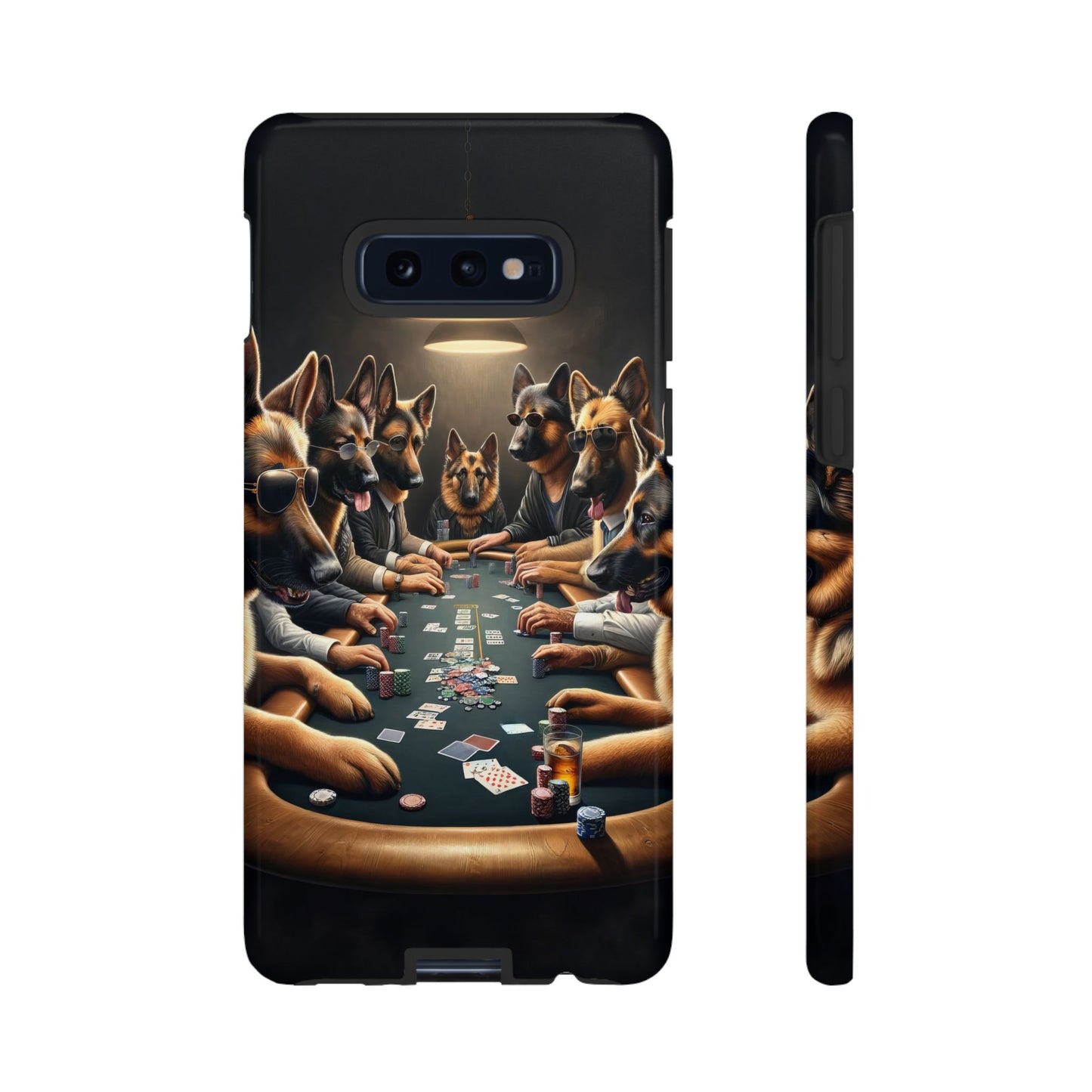 German Shepherds Playing Poker Tough Phone Case