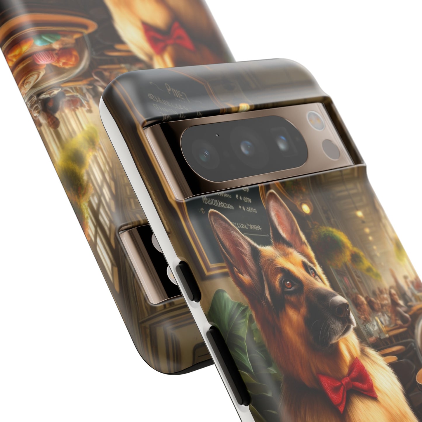 German Shepherd Drinking Phone Case