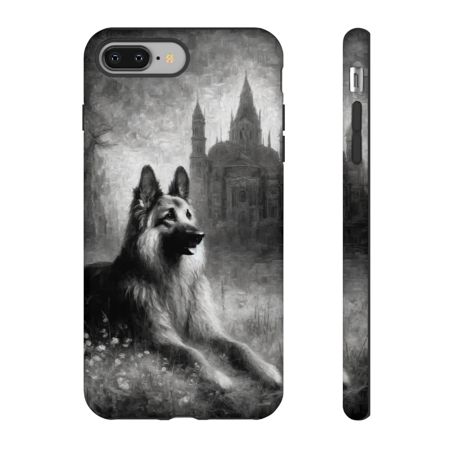 Neo-impressionism German Shepherd Phone Case