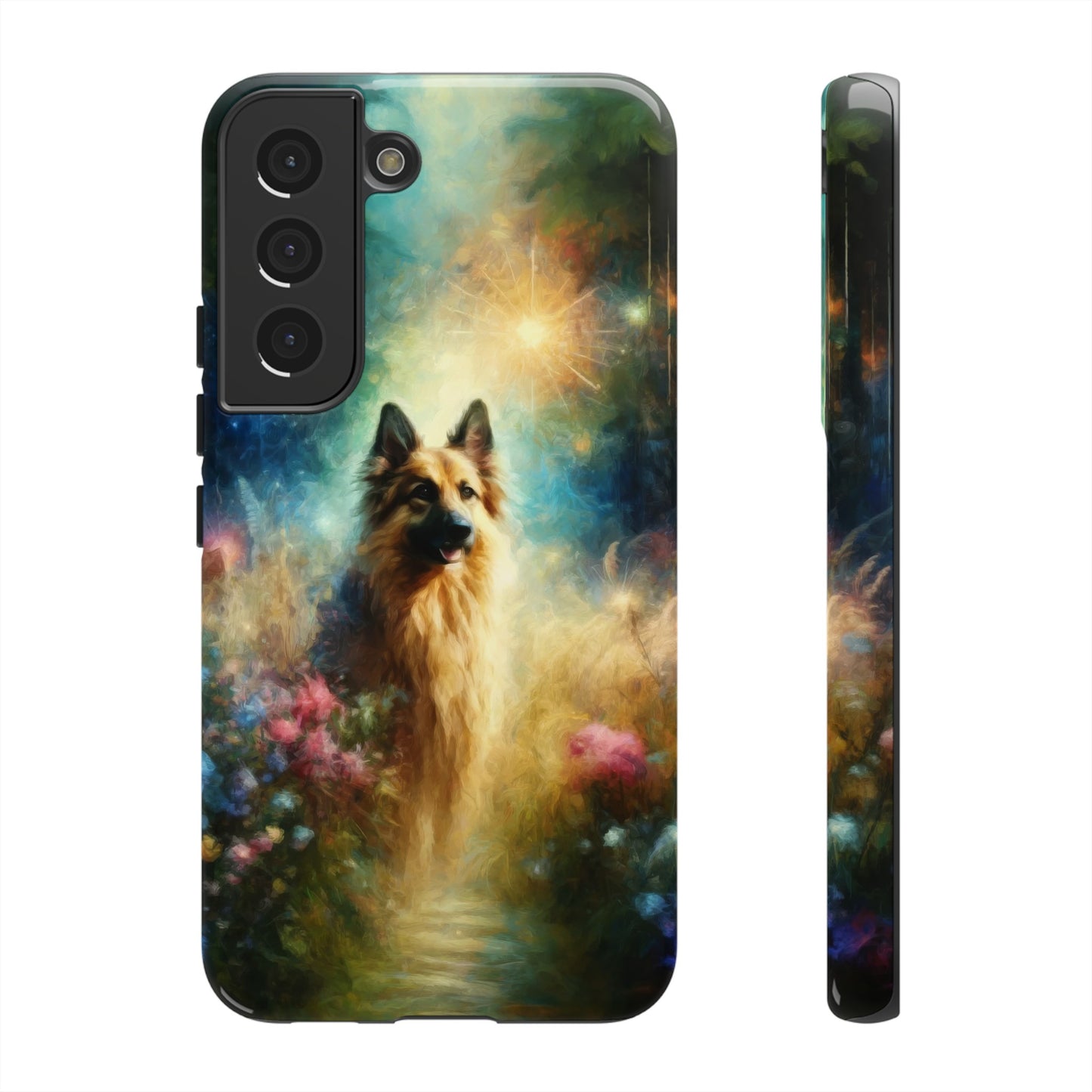 Fairy tale and impressionism German Shepherd Phone Case