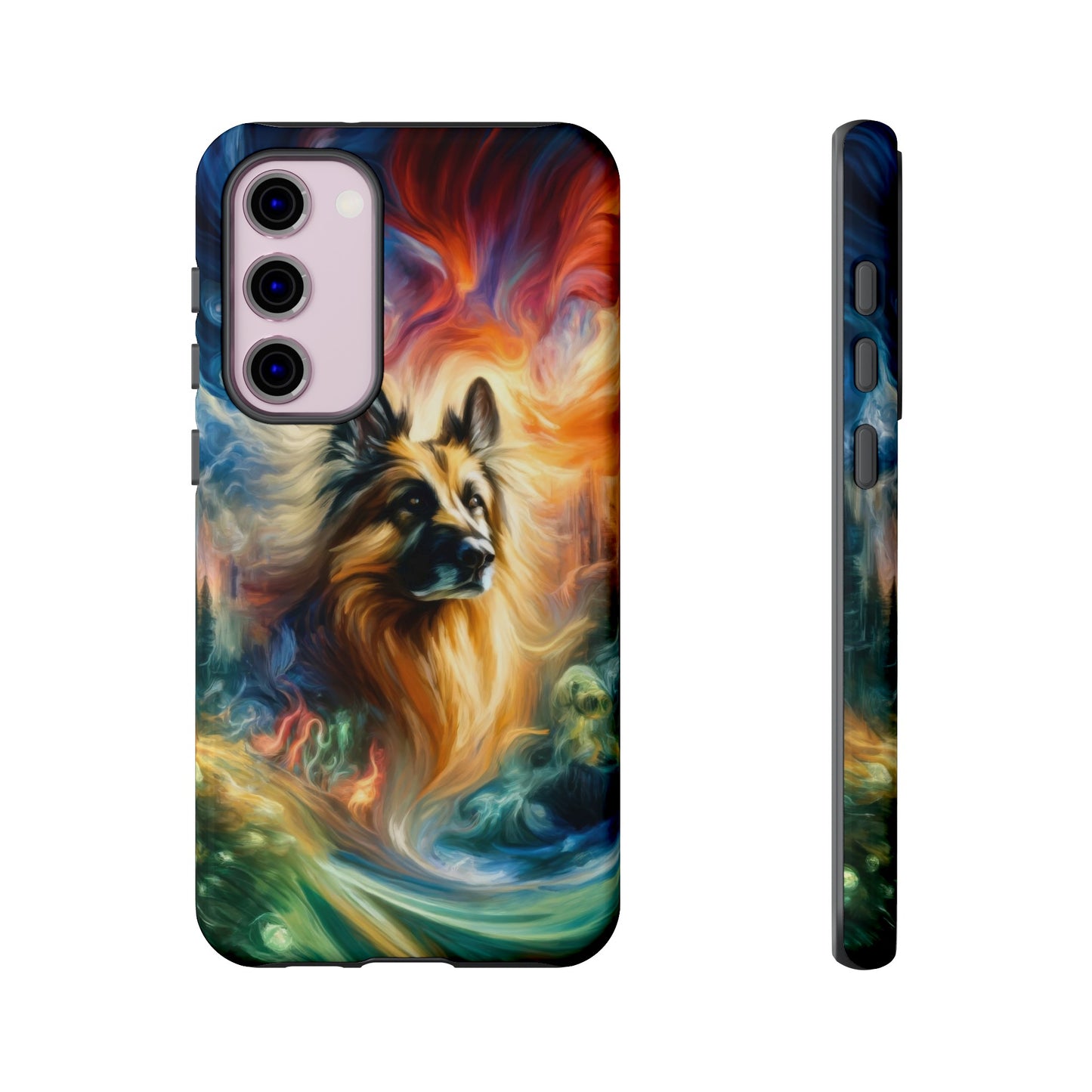 Expressionism and fantasy German Shepherd Phone Case