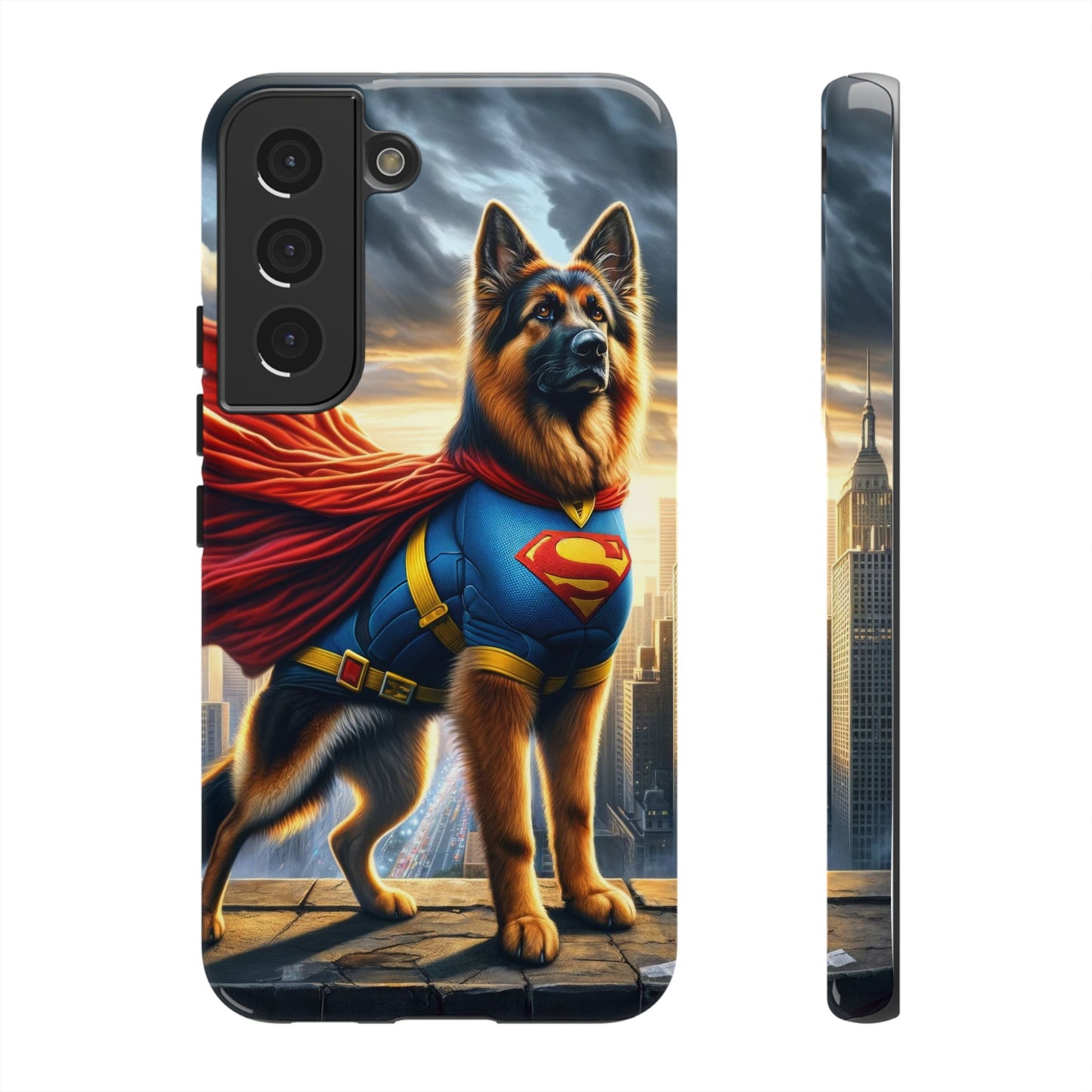 German Shepherd Superhero Phone Case