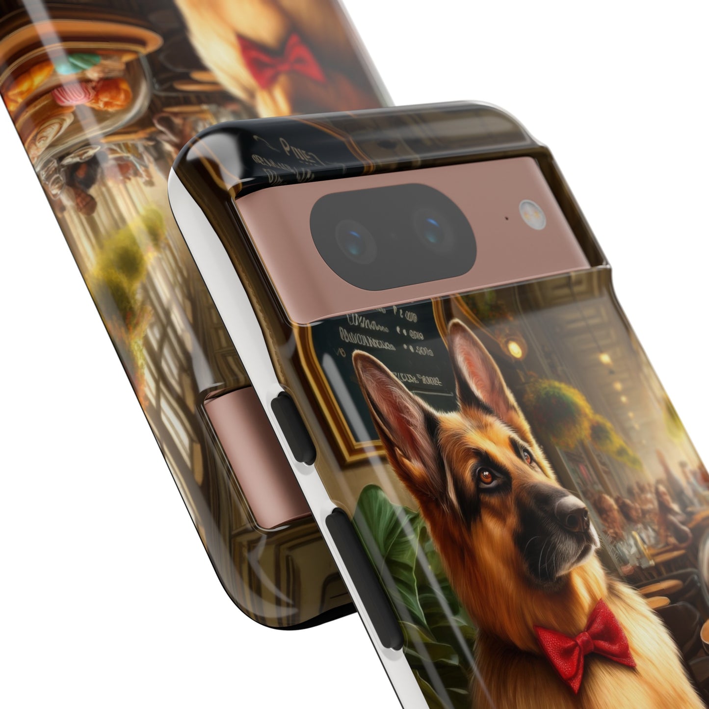 German Shepherd Drinking Phone Case