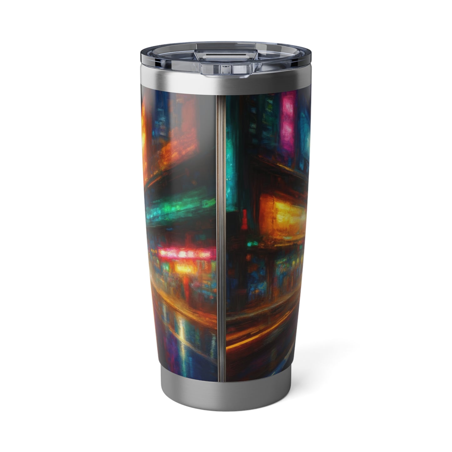 Impressionism meets cyberpunk German Shepherd 20oz Tumbler