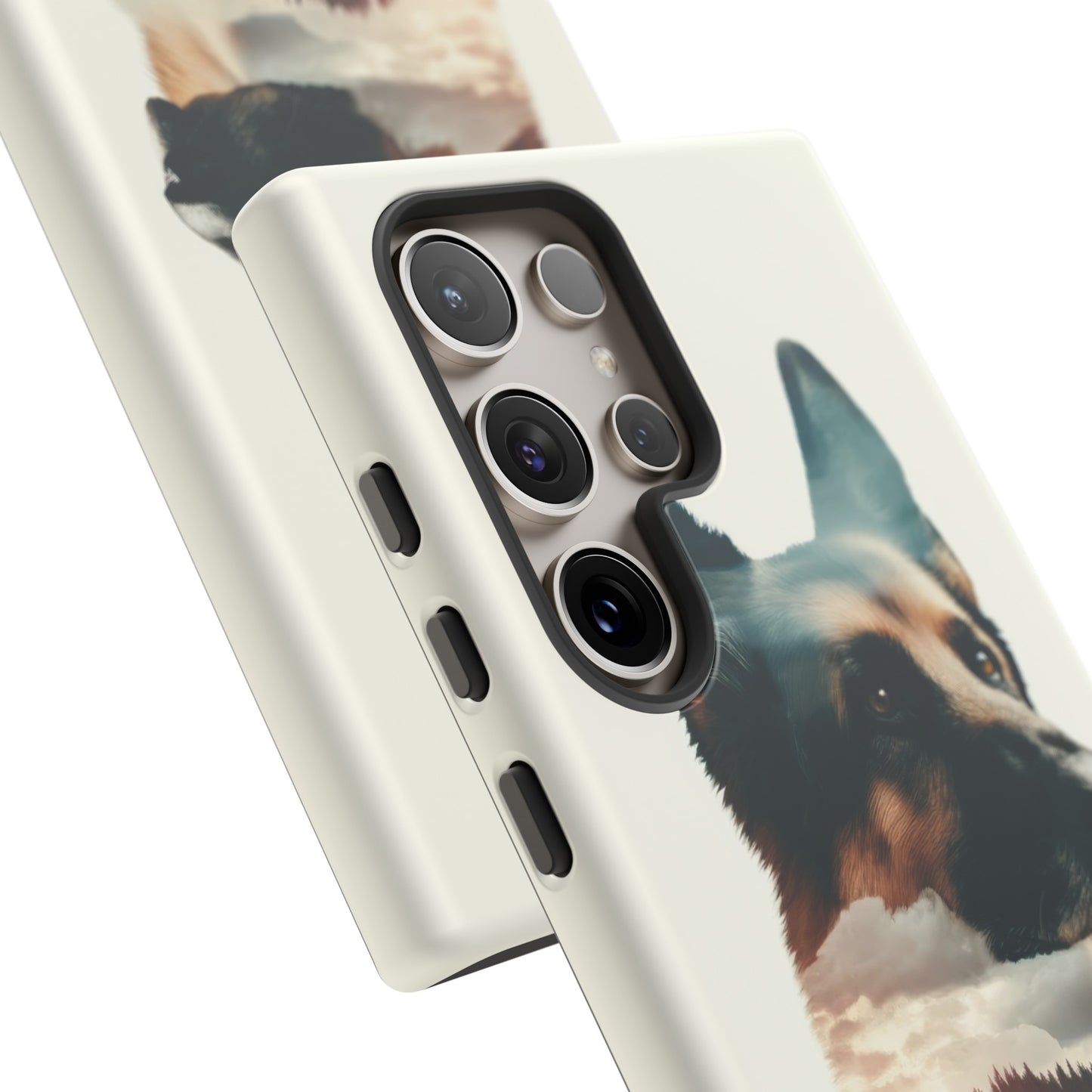 Romanticism and double exposure German Shepherd Phone Case