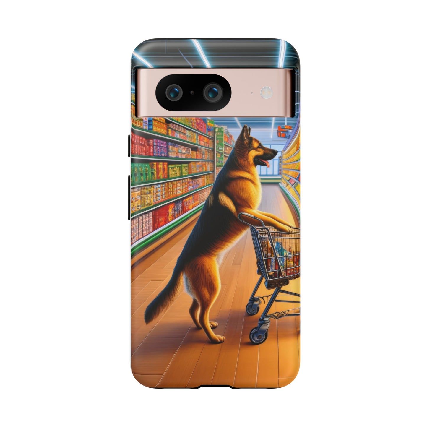 German Shepherd Shopping Phone Case