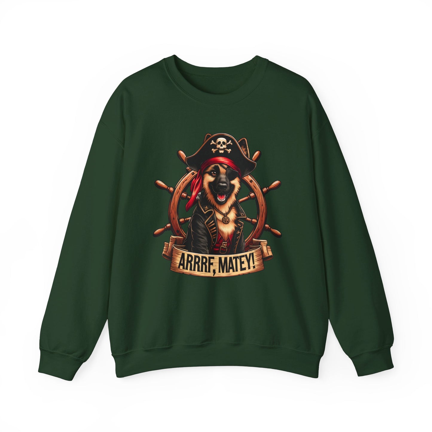 ARRRF, Matey Sweatshirt (10 colors) (German Shepherd)