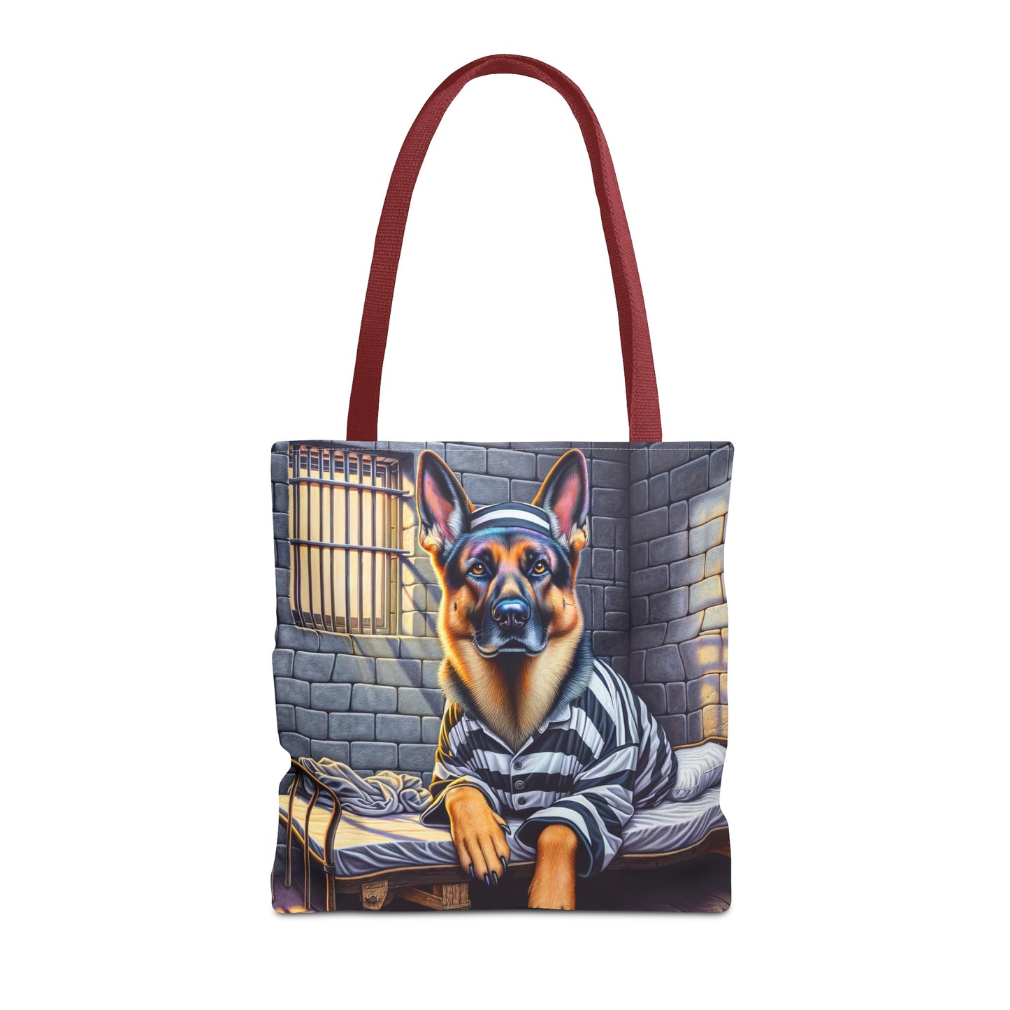 German Shepherd as a prisoner Tote Bag