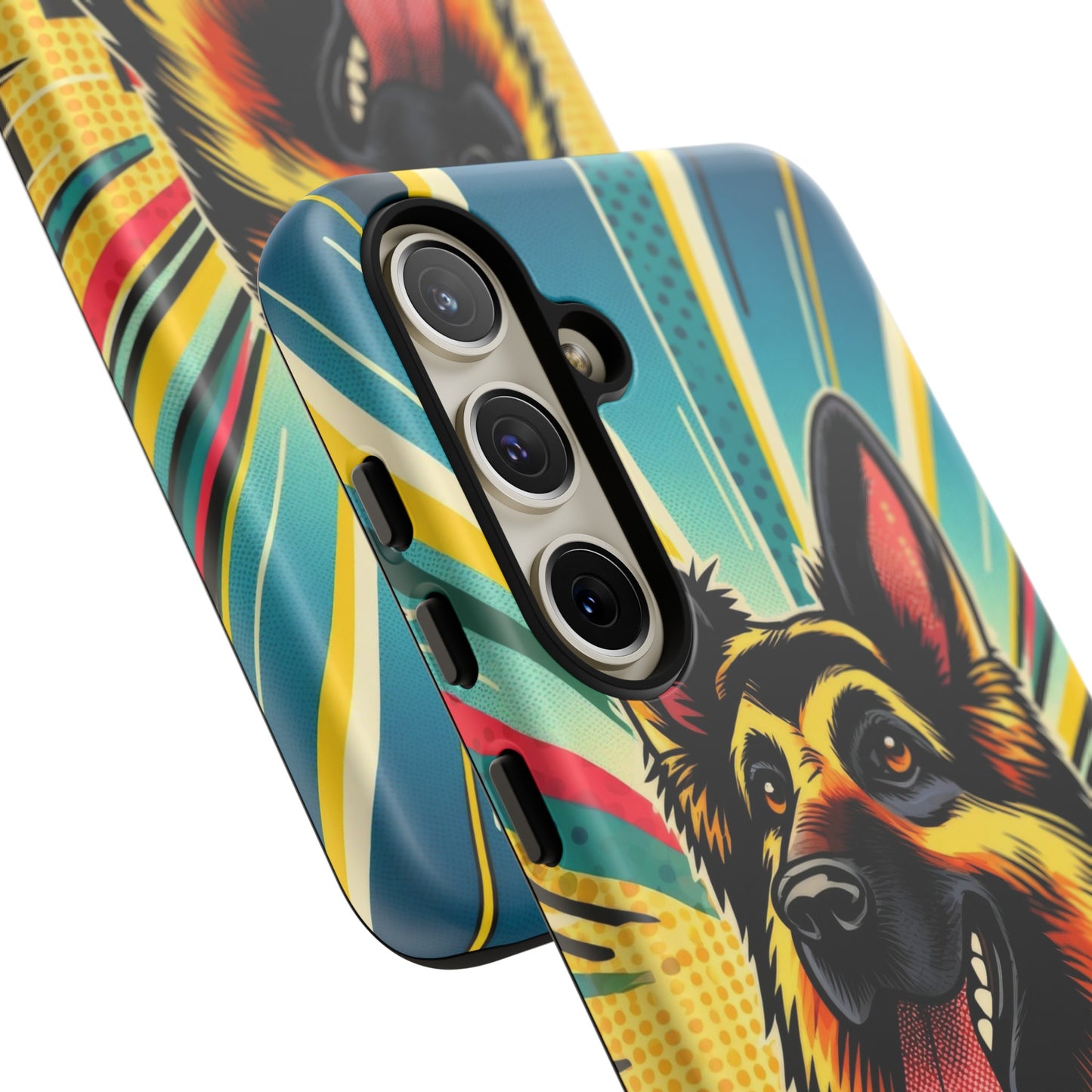 Comic style German Shepherd Phone Case