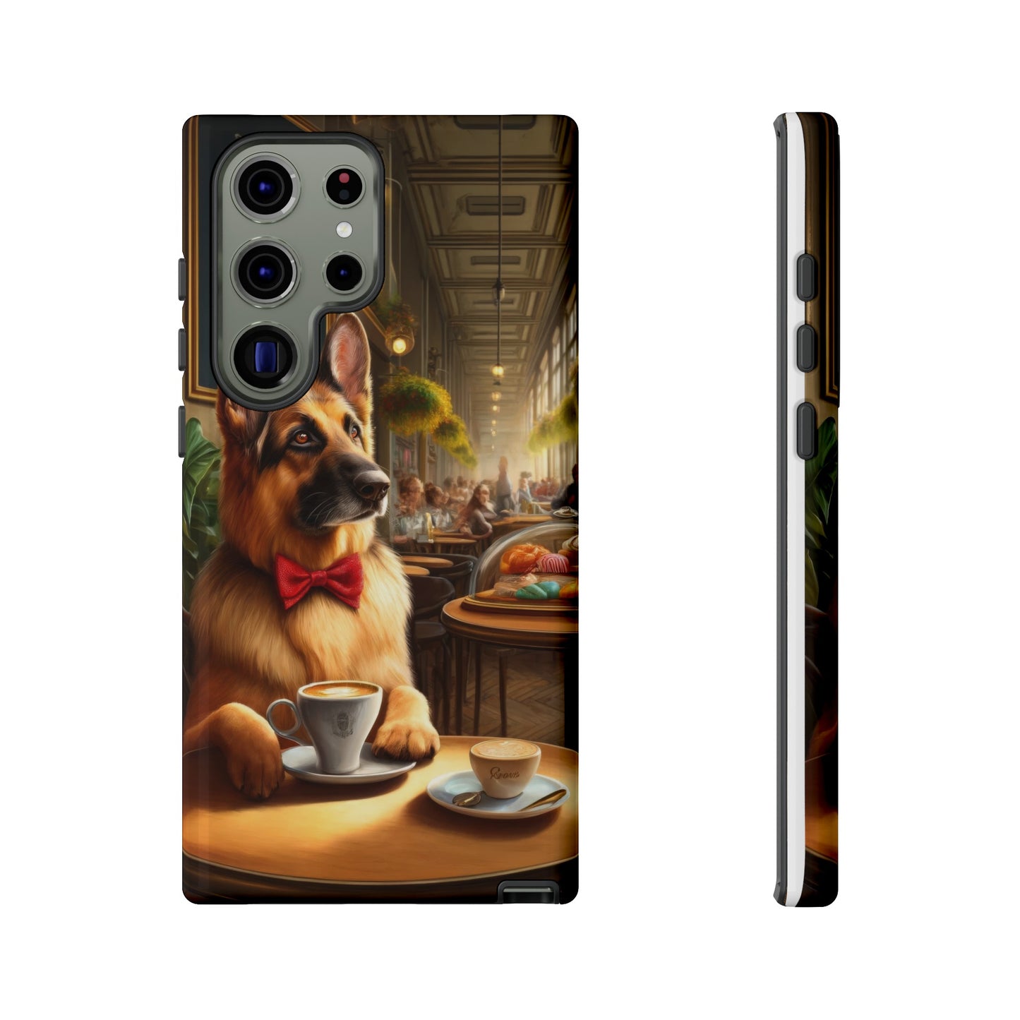 German Shepherd Drinking Phone Case