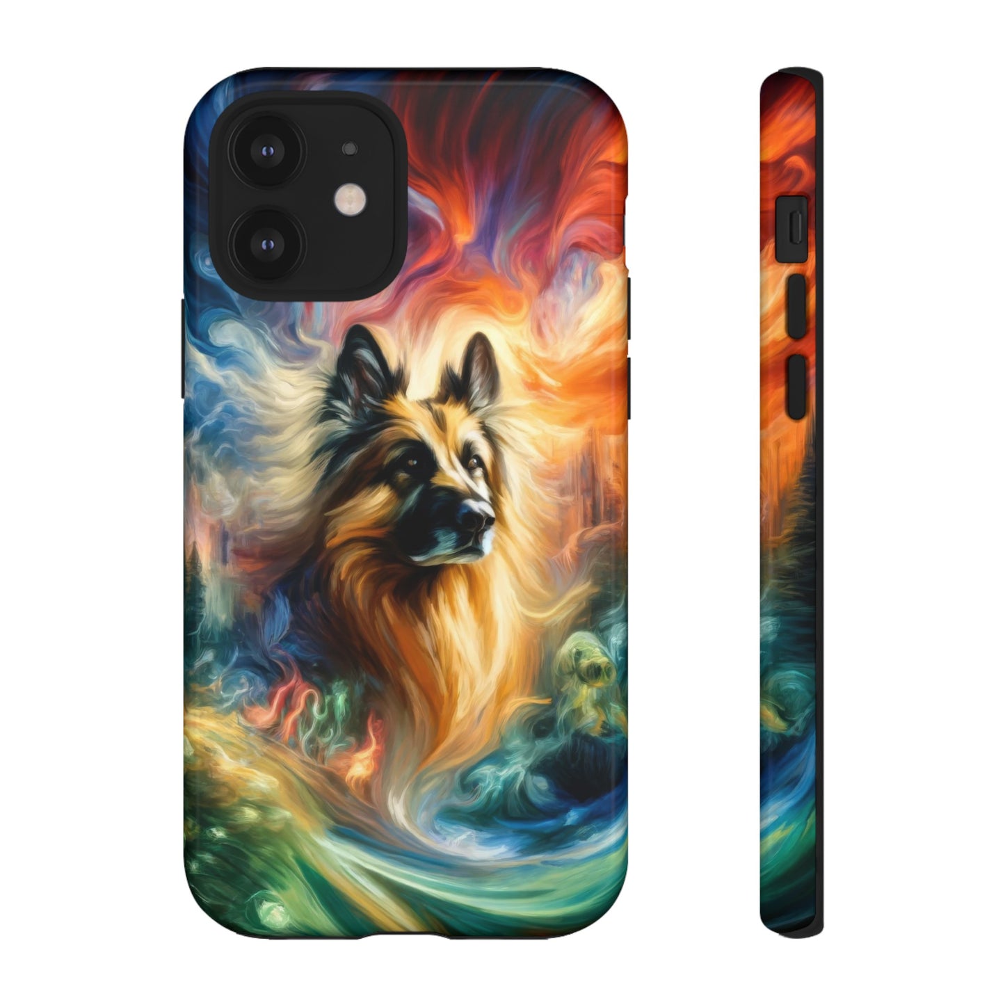 Expressionism and fantasy German Shepherd Phone Case