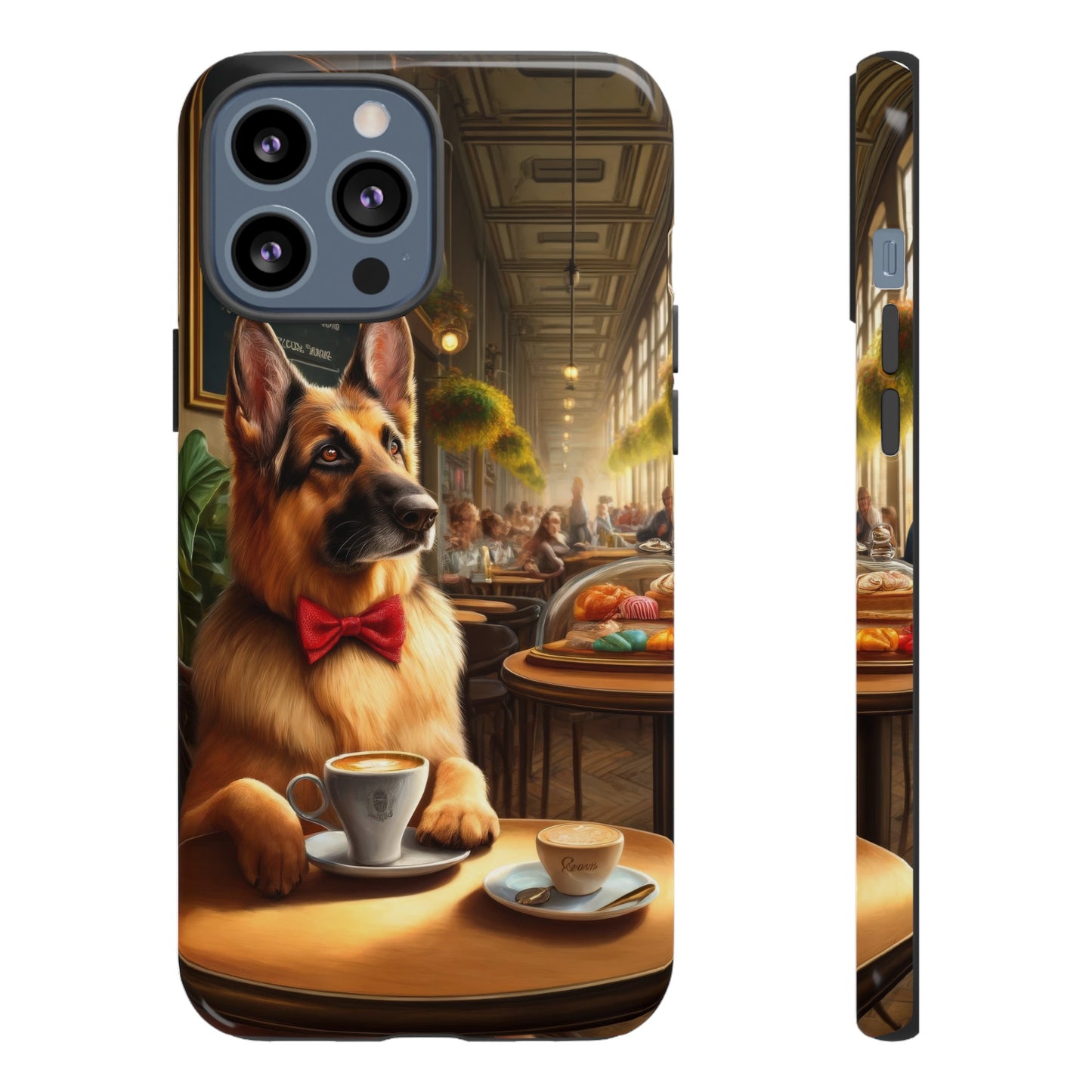 German Shepherd Drinking Phone Case