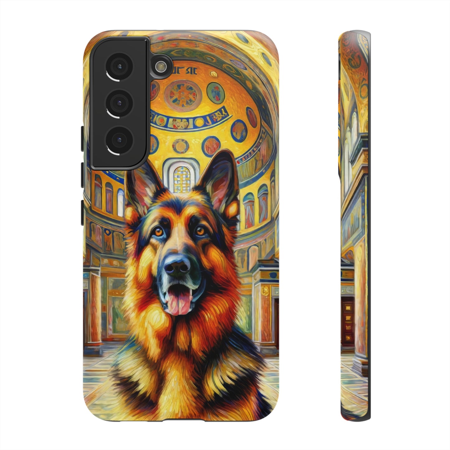 Neo-impressionist German Shepherd Phone Case