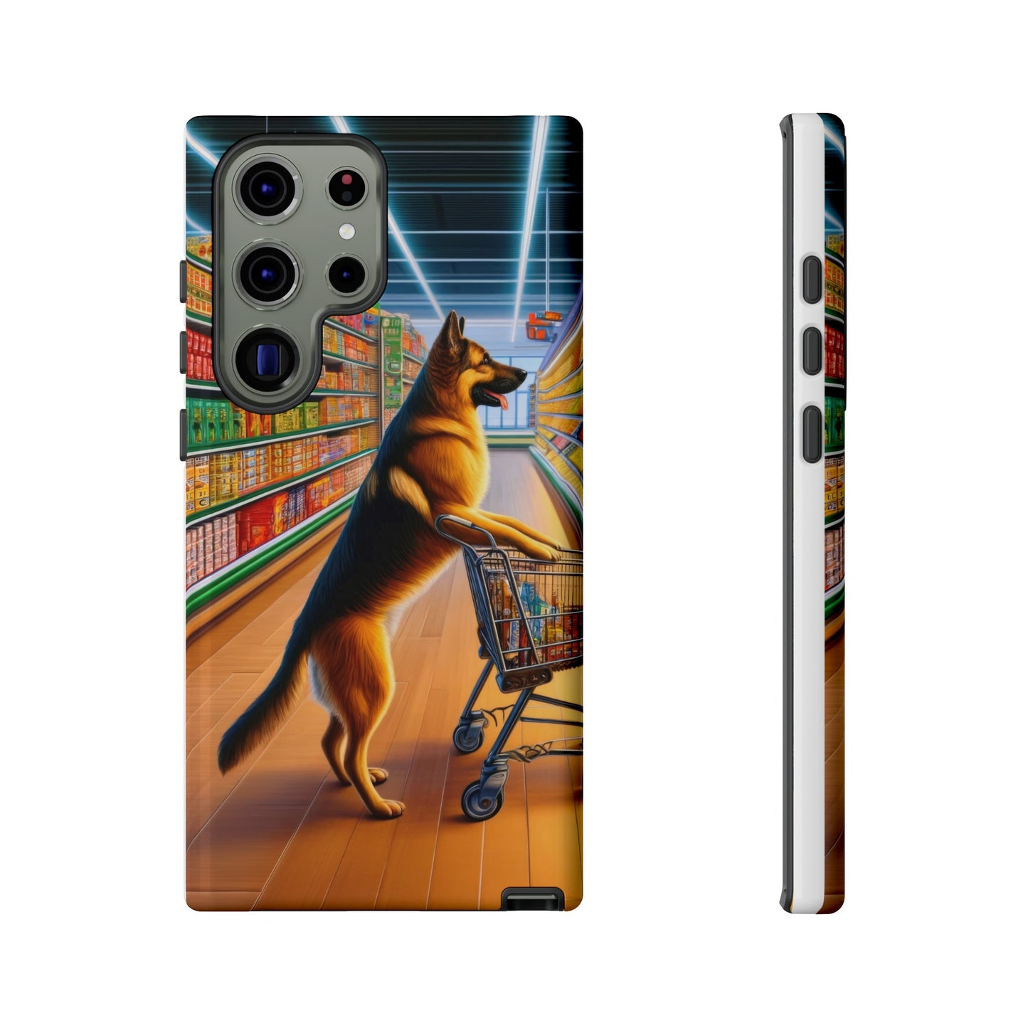 German Shepherd Shopping Phone Case