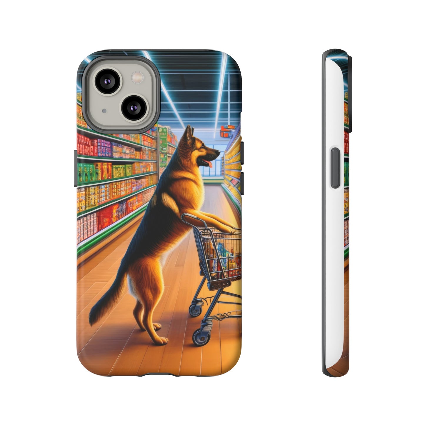 German Shepherd Shopping Phone Case