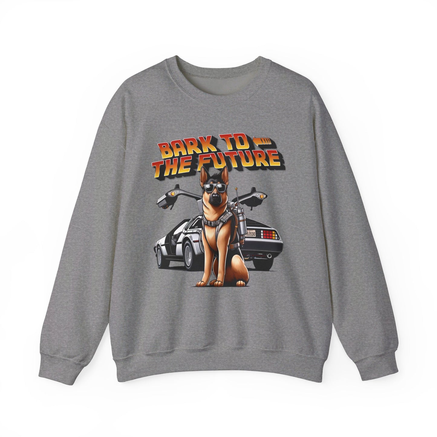 Bark to the Future Sweatshirt (10 colors) (German Shepherd)