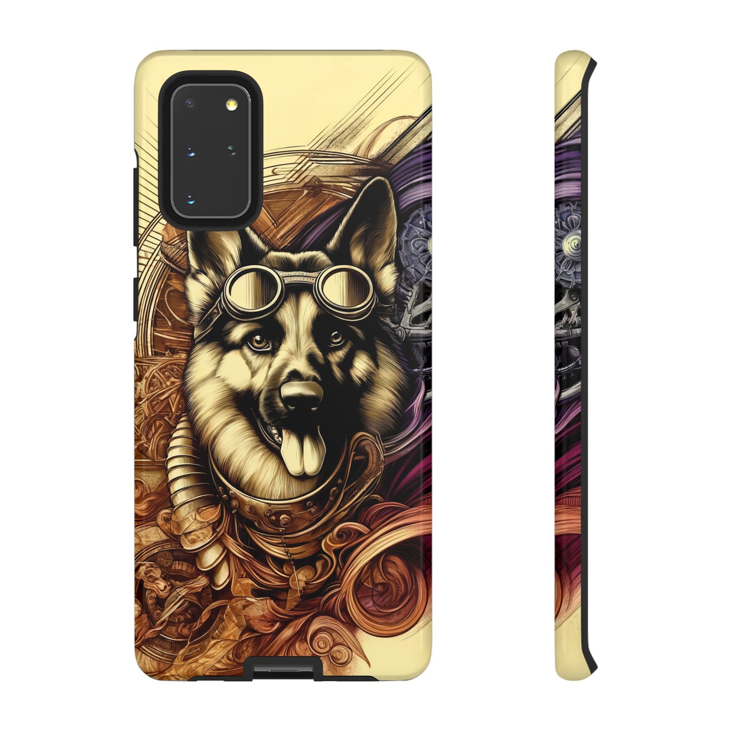 Steampunk German Shepherd Phone Case