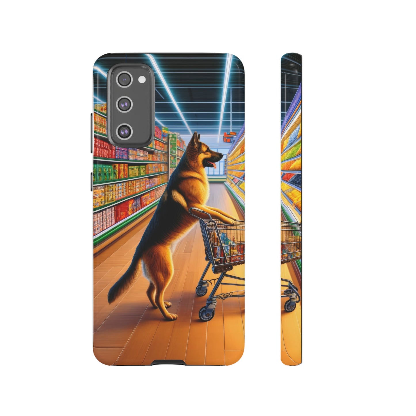 German Shepherd Shopping Phone Case