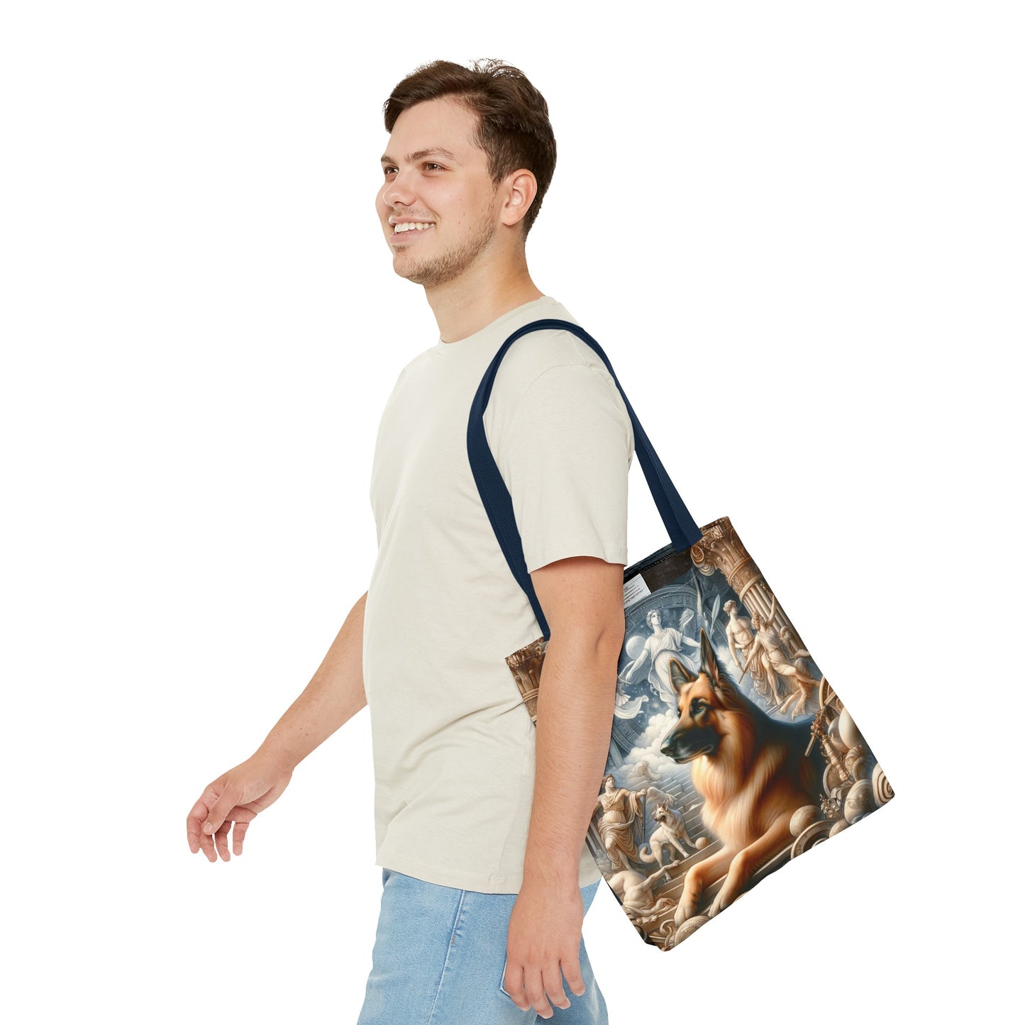 Neo-classicism and dreamy fantasy German Shepherd Tote Bag