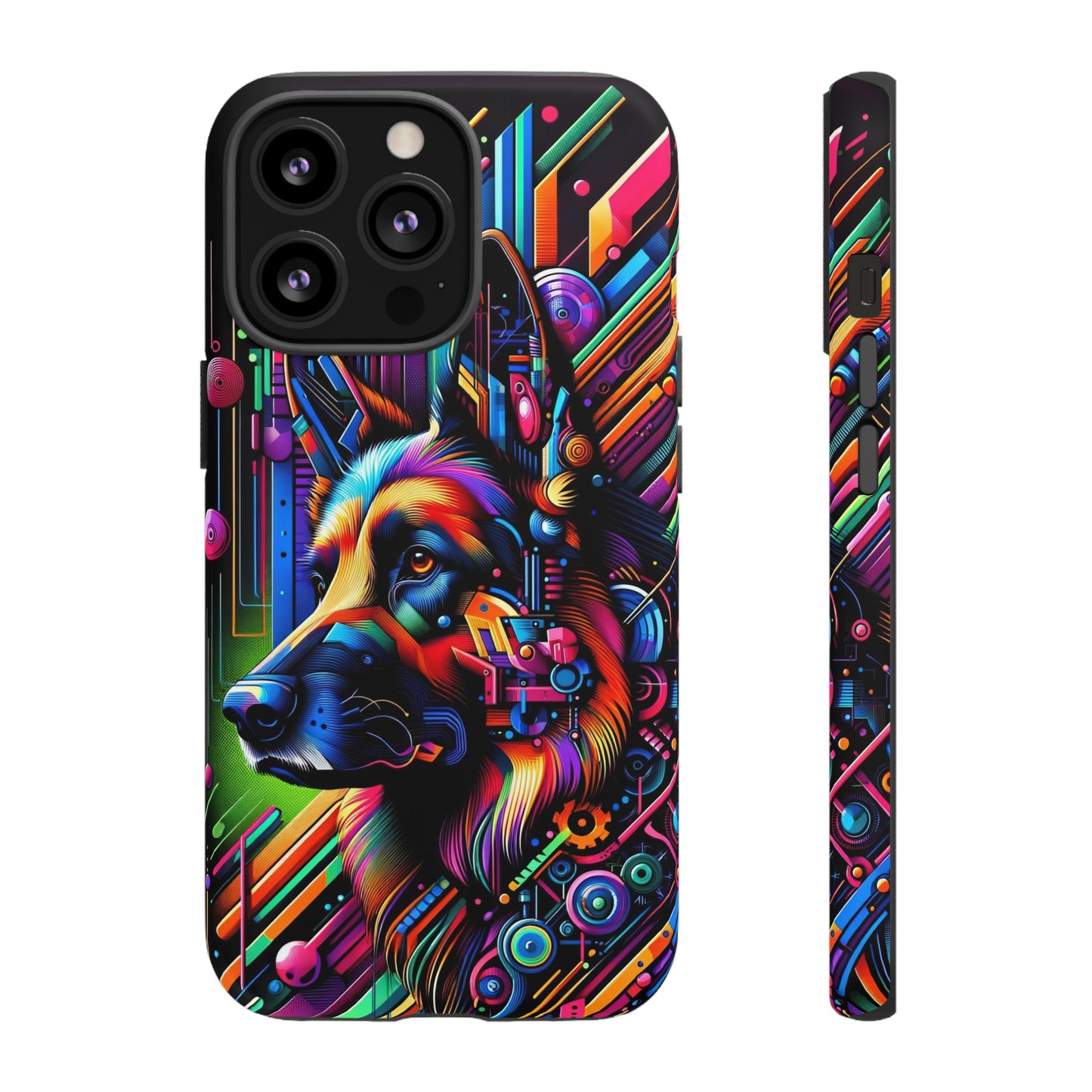 Constructivism and dadaism German Shepherd Phone Case