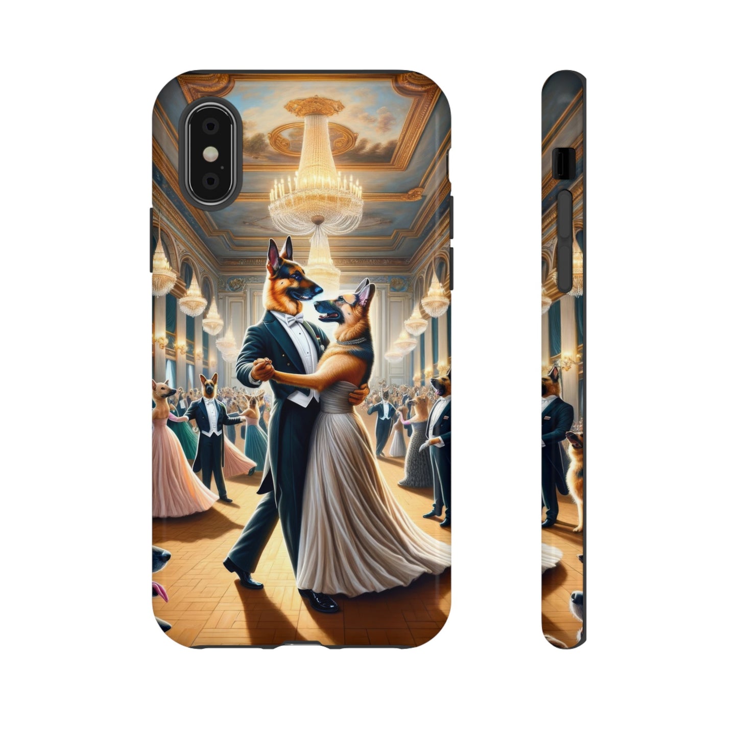 Dancing German Shepherds Tough Phone Case