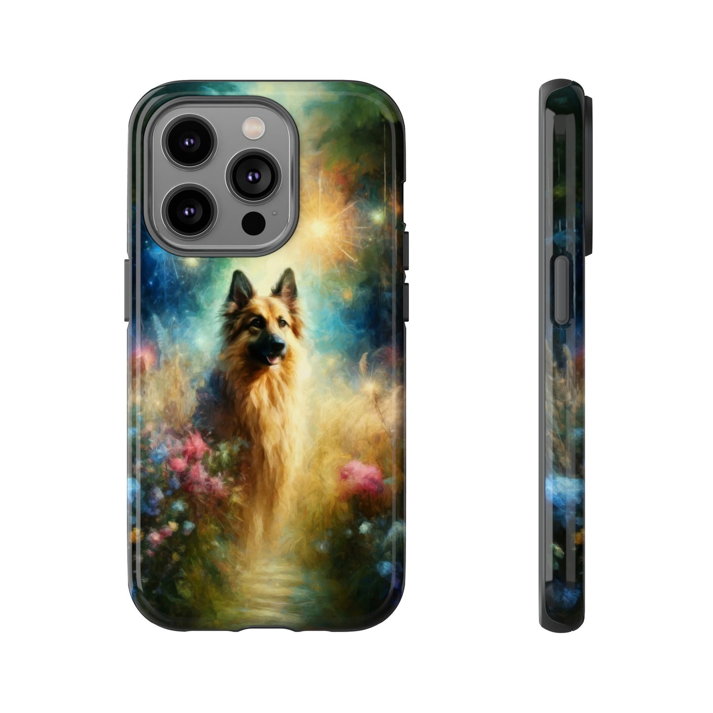 Fairy tale and impressionism German Shepherd Phone Case