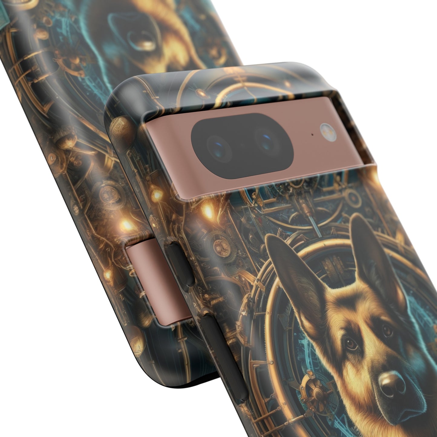 Steampunk Fantasy V2 German Shepherd Phone Case