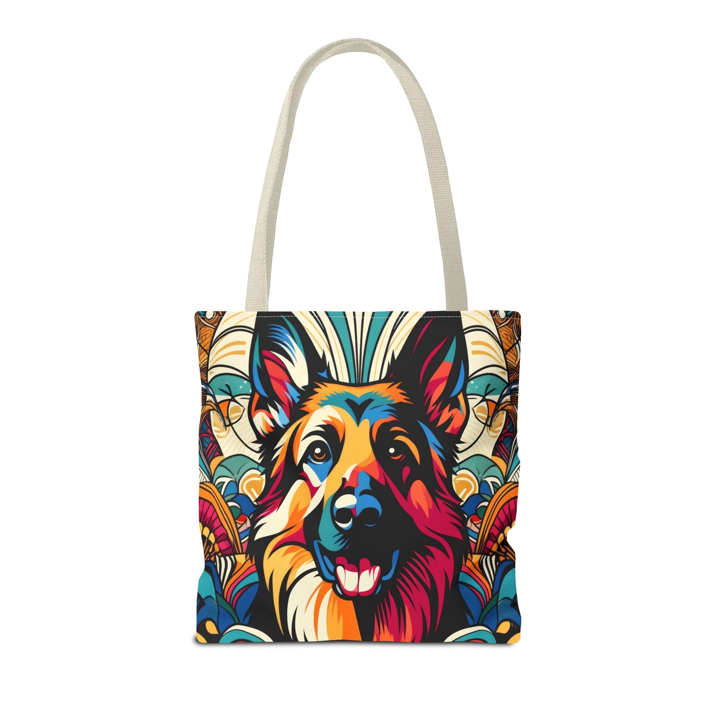 Art German Shepherd Tote Bag