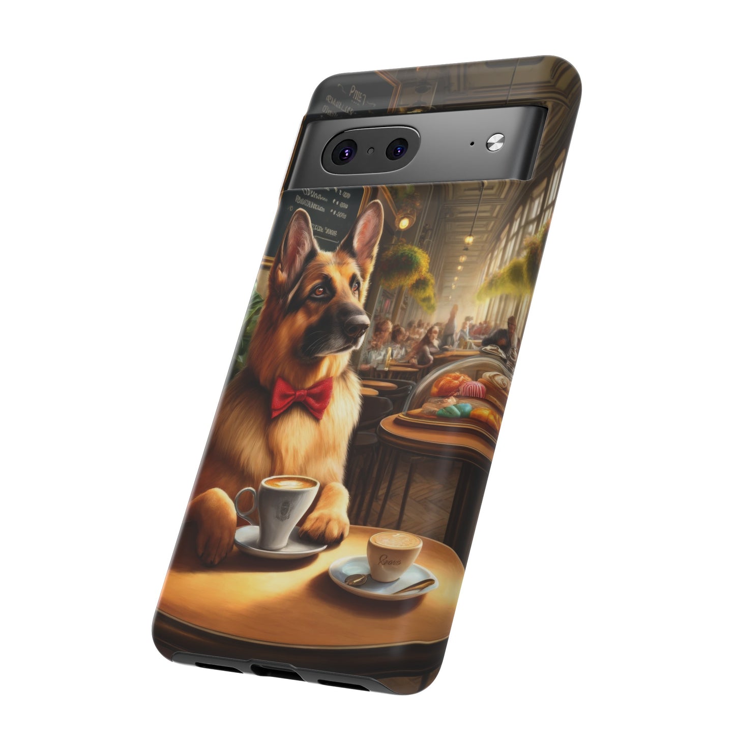 German Shepherd Drinking Phone Case