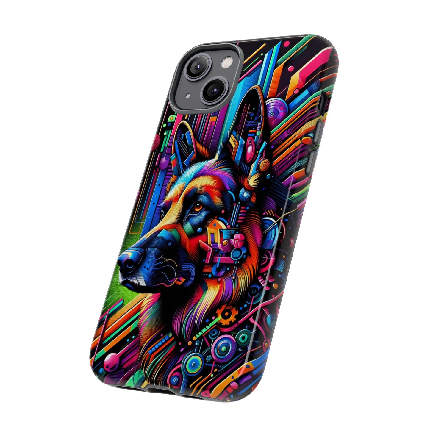 Constructivism and dadaism German Shepherd Phone Case