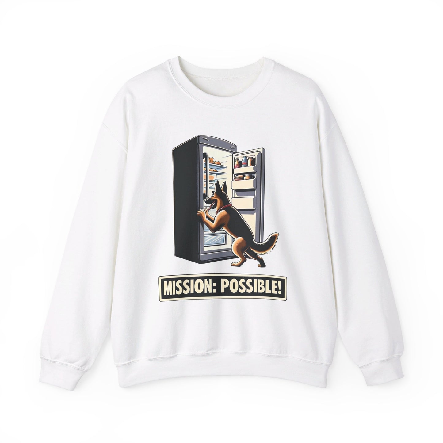 Mission Possible Sweatshirt (10 colors) (German Shepherd)