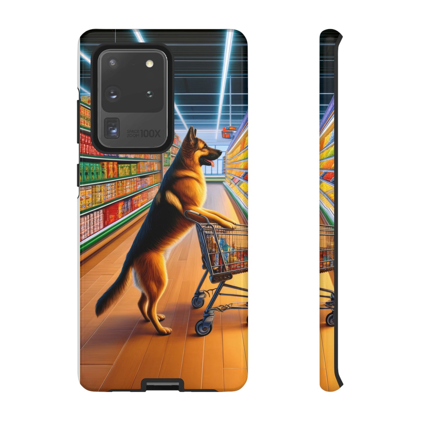 German Shepherd Shopping Phone Case