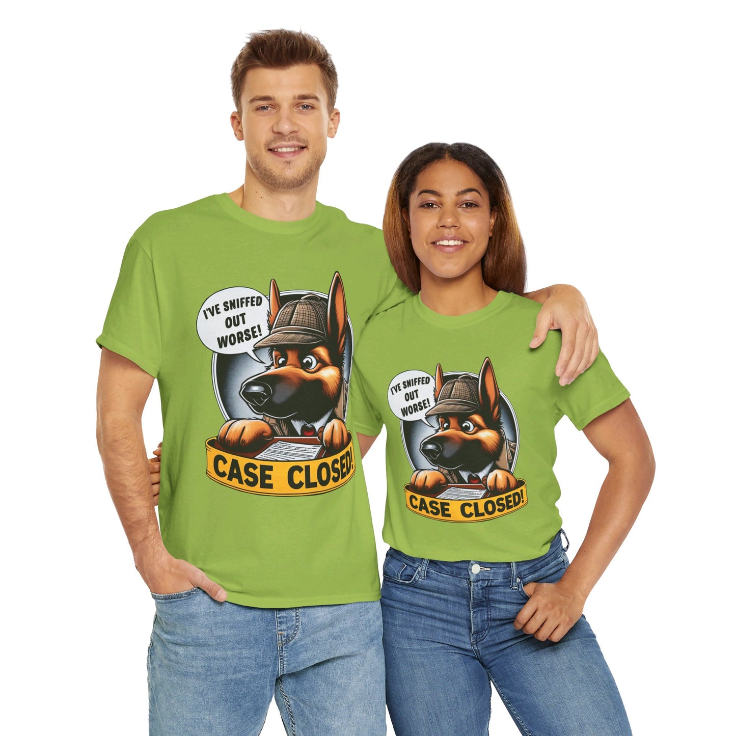 Case Closed T-Shirt (13 colors) (German Shepherd)