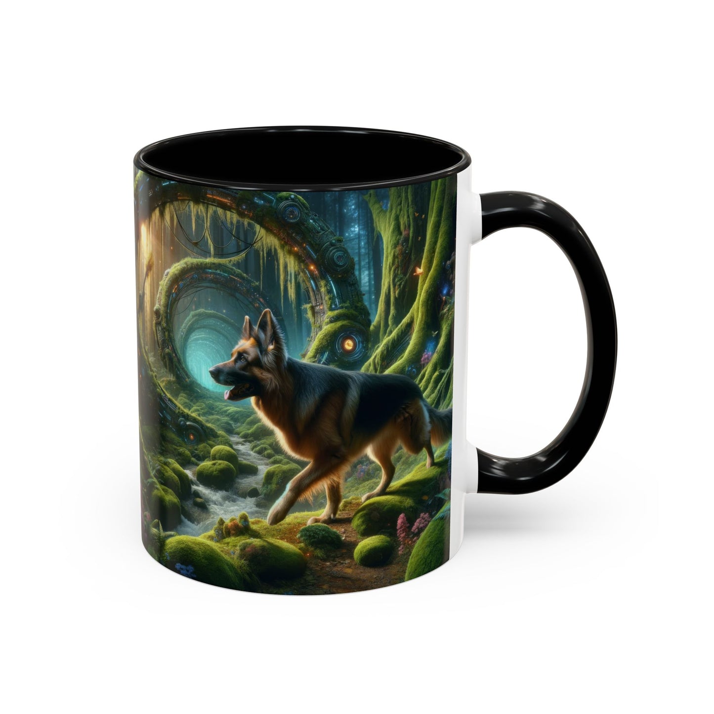 Sci-fi fantasy German Shepherd Coffee Mug