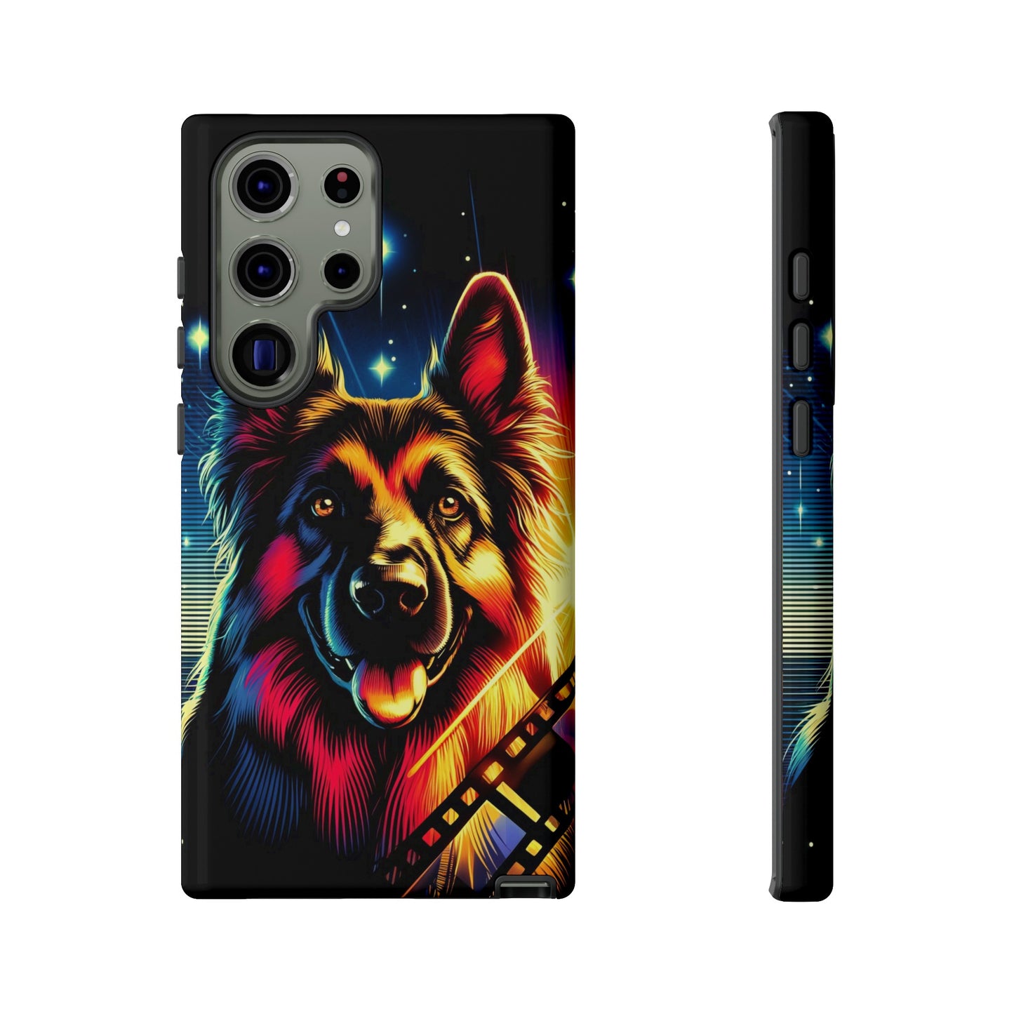 Comic book style German Shepherd Phone Case