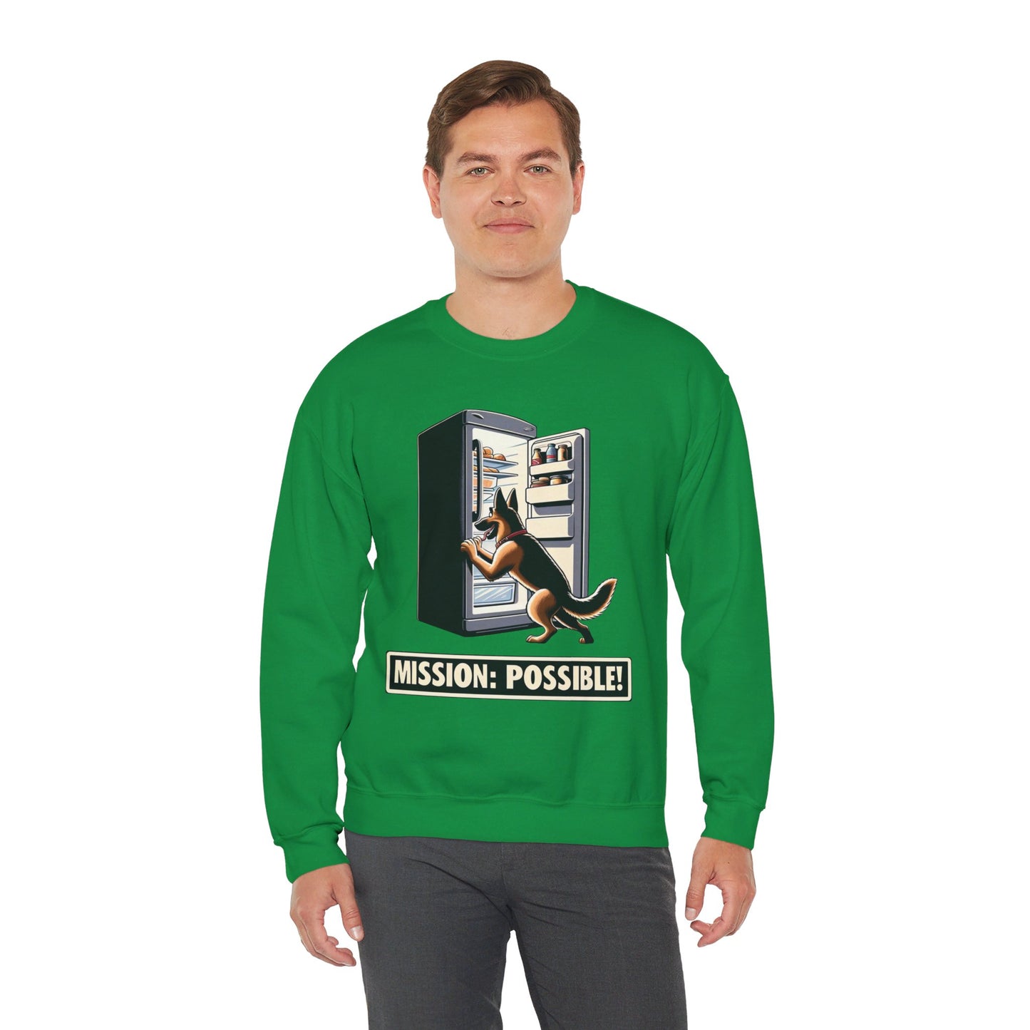 Mission Possible Sweatshirt (10 colors) (German Shepherd)