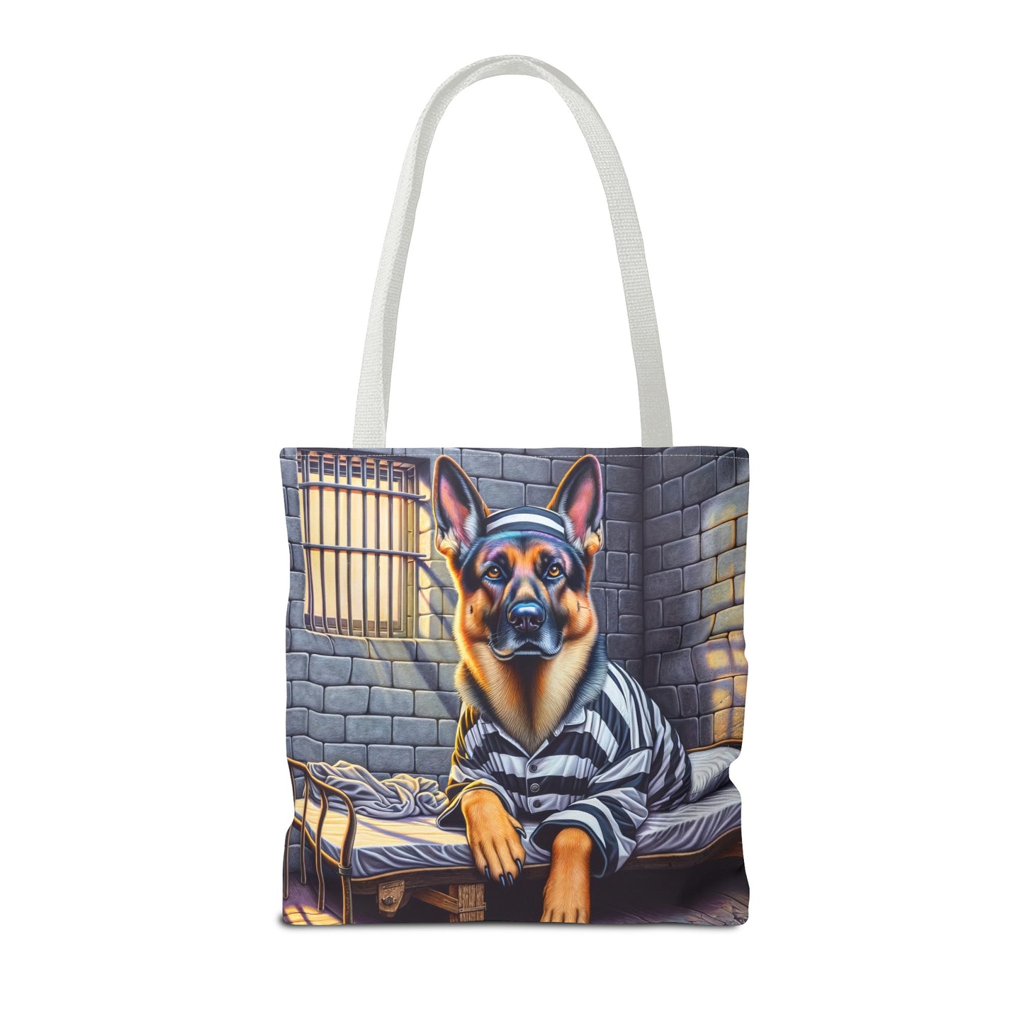 German Shepherd as a prisoner Tote Bag