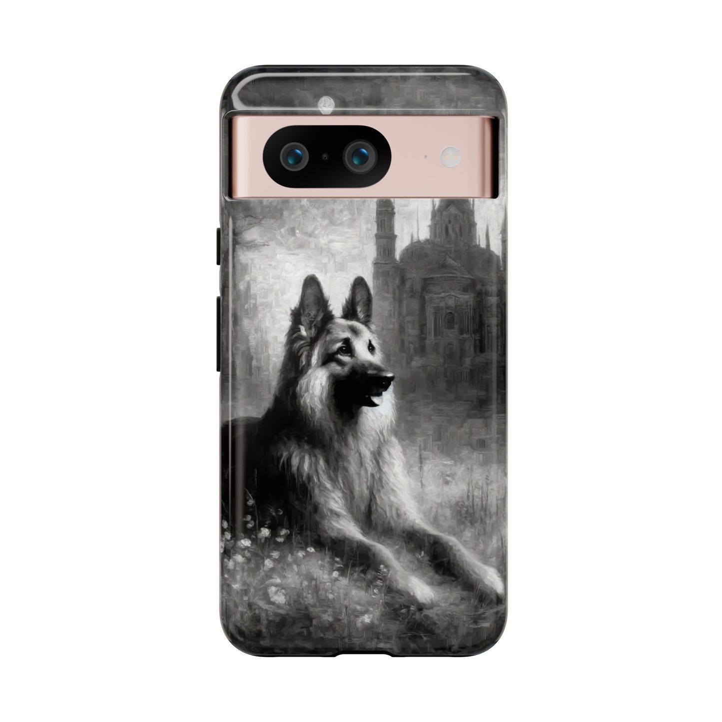 Neo-impressionism German Shepherd Phone Case