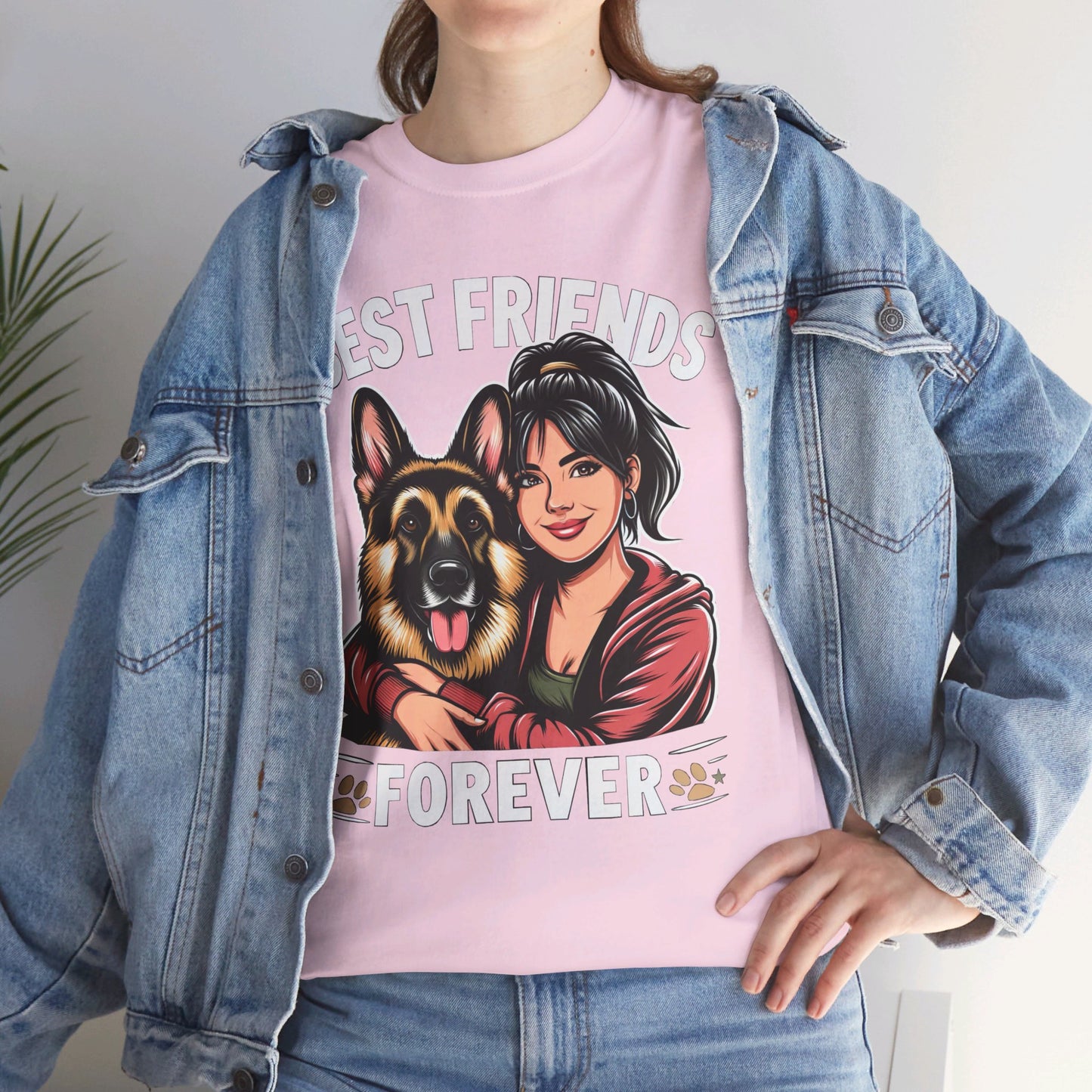 Best Friends Forever T-Shirt (13 colors) (German Shepherd)