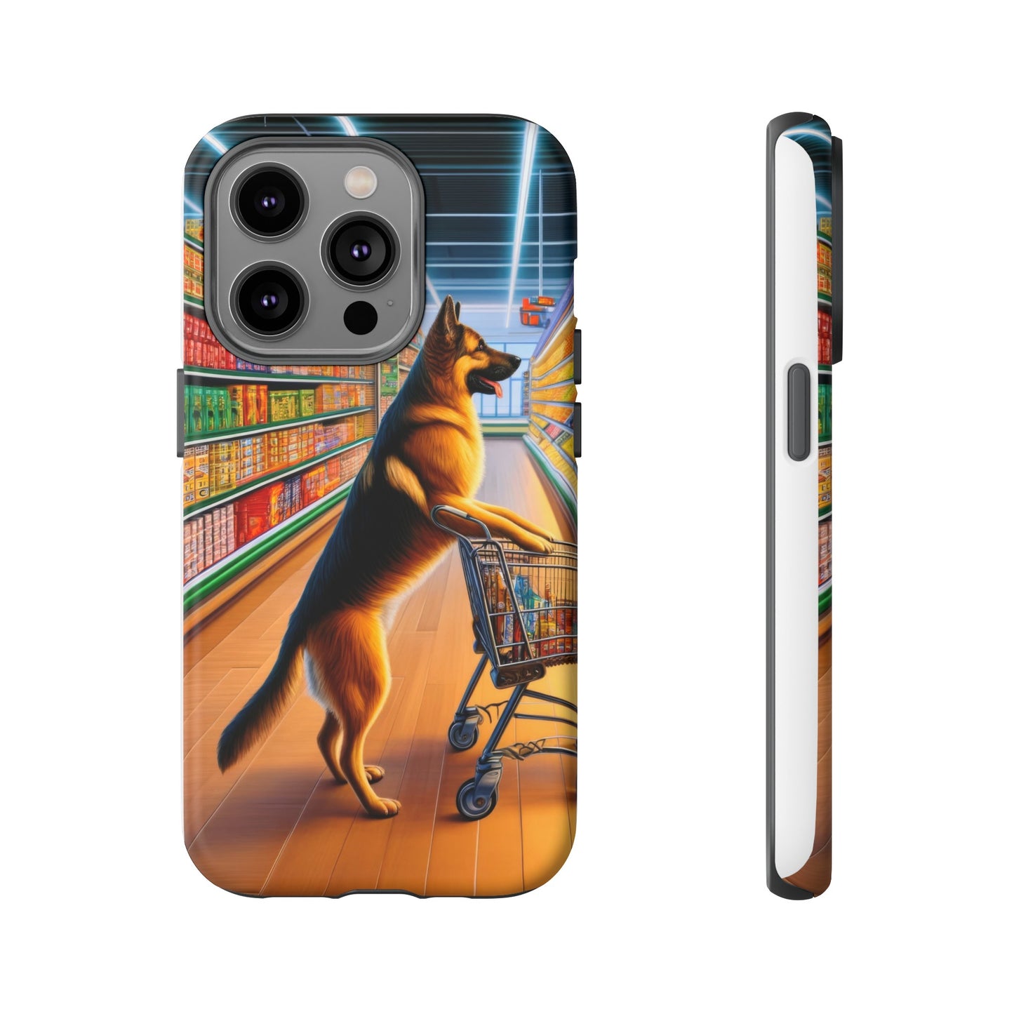 German Shepherd Shopping Phone Case