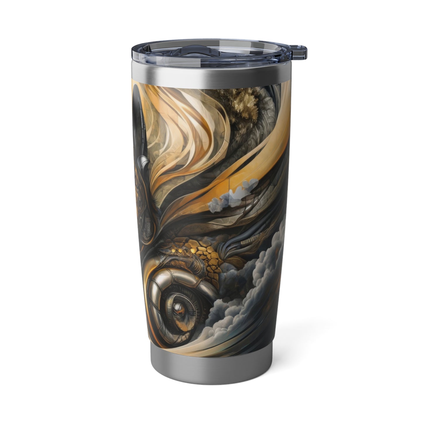 Byzantine, charcoal, and cybernetic German Shepherd 20oz Tumbler