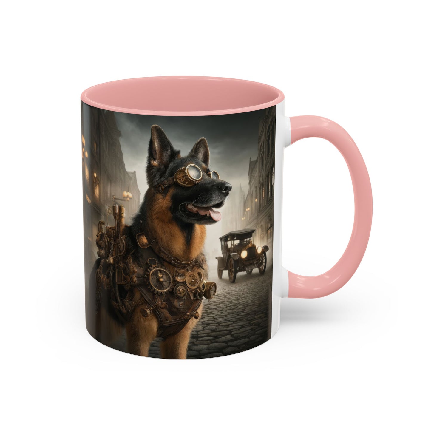 Realism and steampunk German Shepherd Coffee Mug