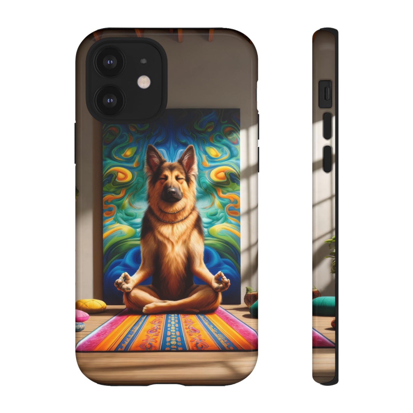 German Shepherd Meditating Phone Case