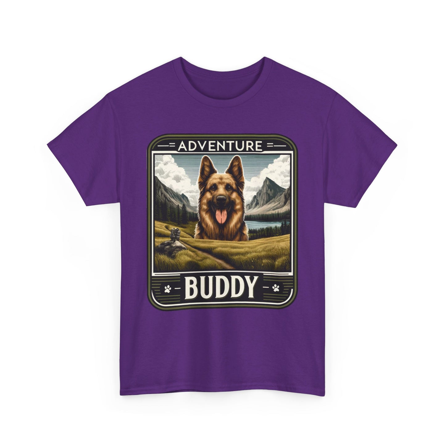 Adventure Buddy T-Shirt (13 colors) (German Shepherd)